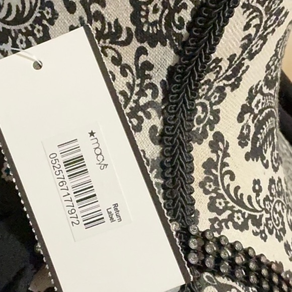 Midi Elegant Black Evening dress knee length with silver details nwt size 20w - Picture 6 of 8